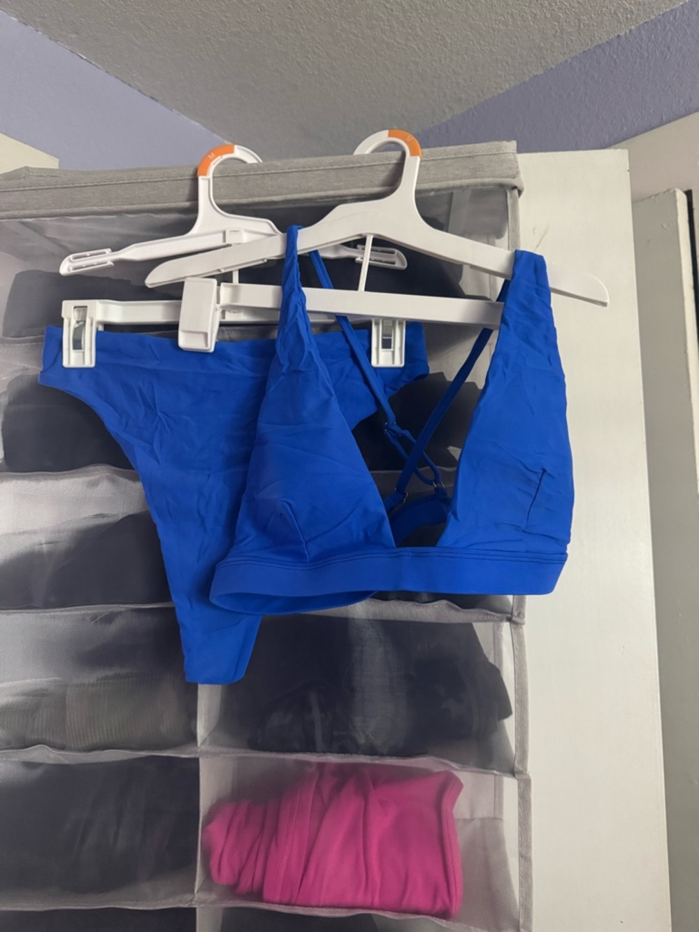 Royal Blue High-Cut Bikini Bottom